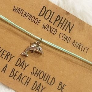 New Dolphin Ankle Bracelet Beach Silver Charm Anklet Gift Boutique Jewelry